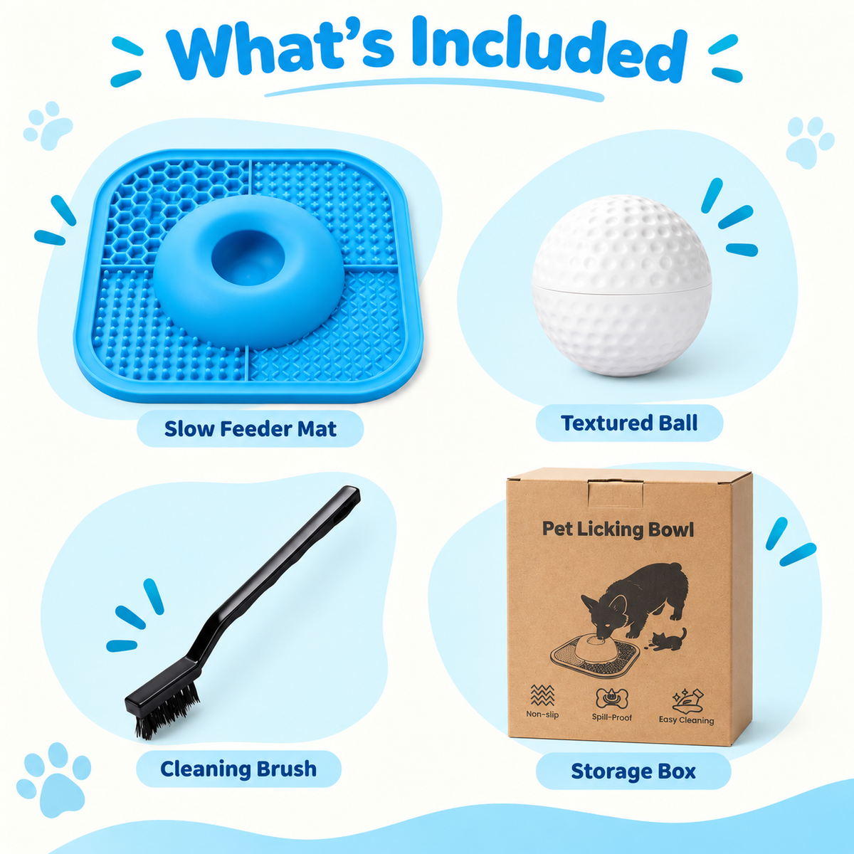PetHaven PawPace™
2-in-1 Slow Feeder & Lick Mat