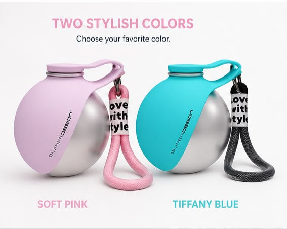 Portable Dog Water Bottle – Leakproof Travel Pet Water Dispenser (285ml)