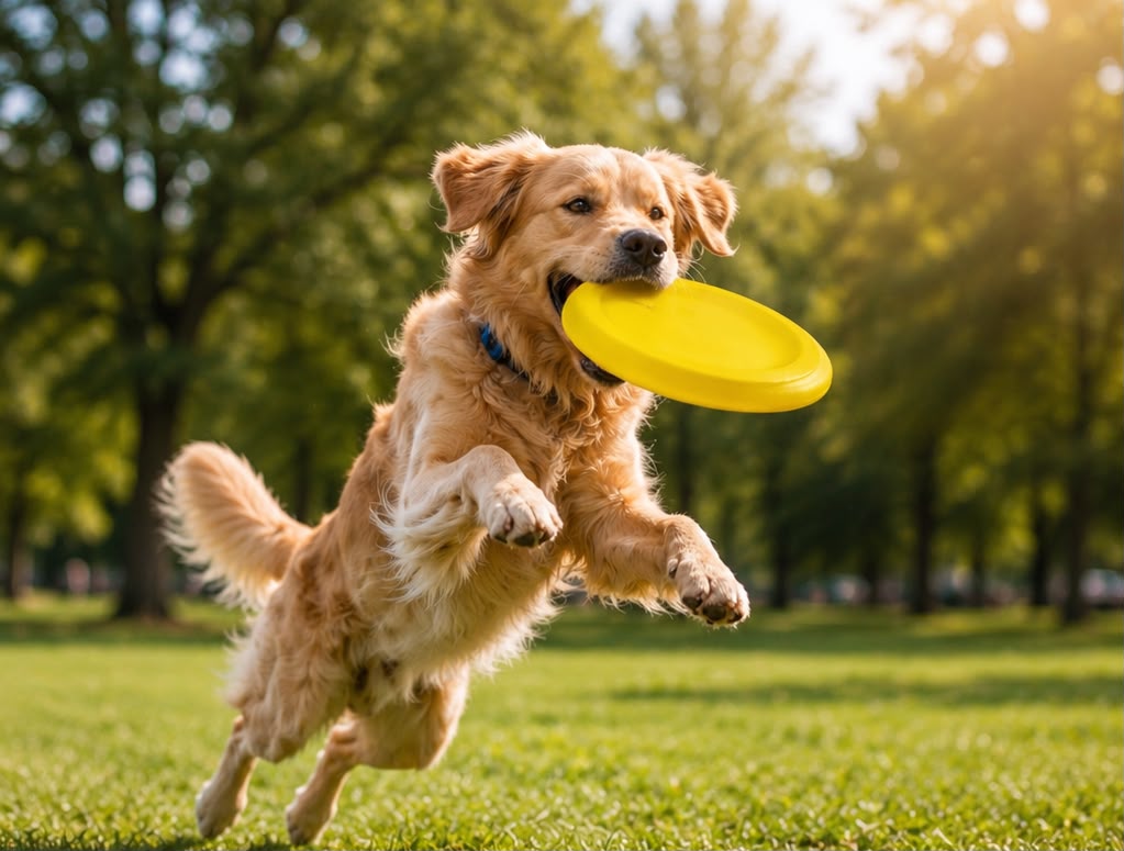 Interactive Dog Flying Disc Toy