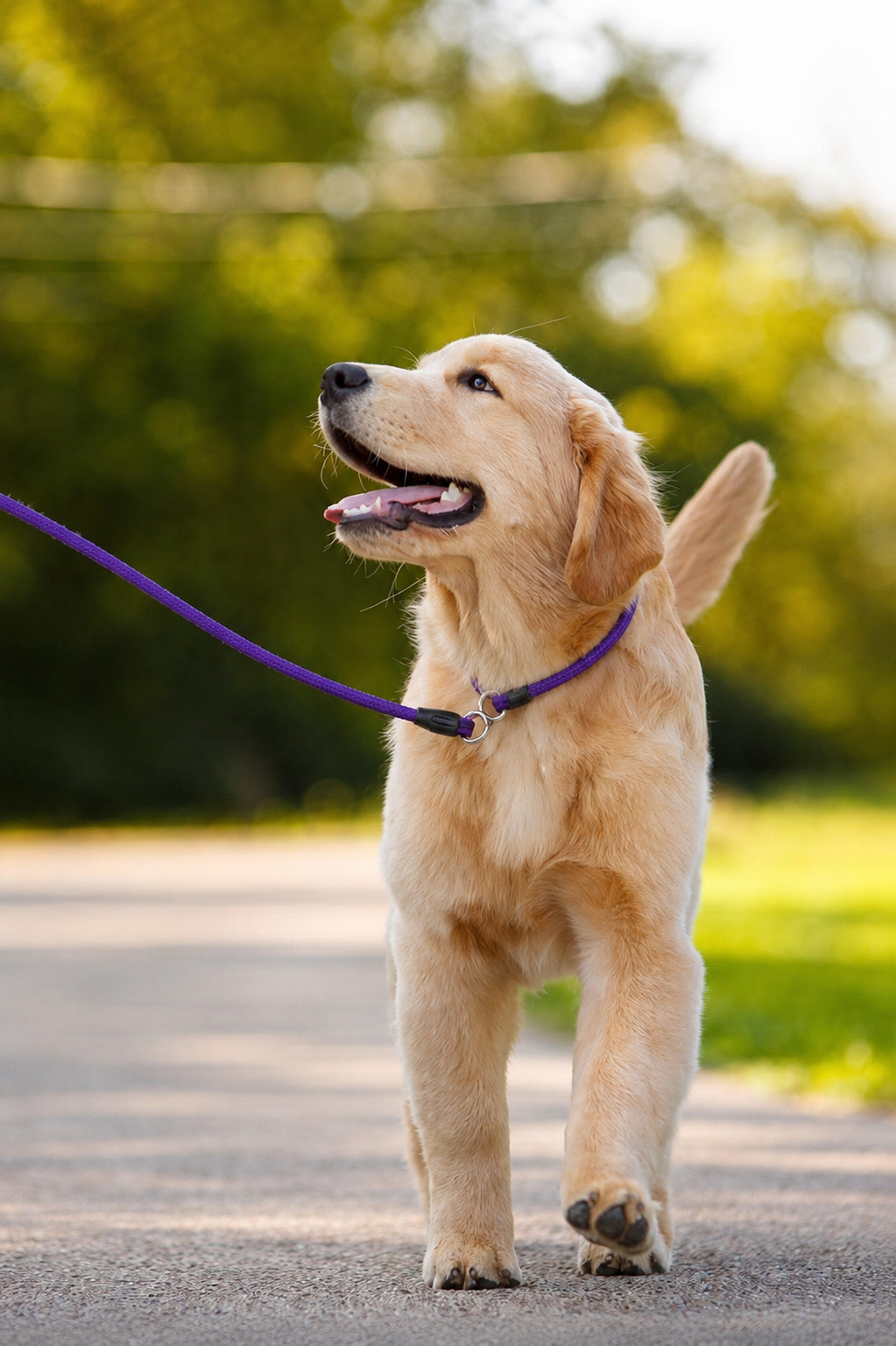 Nylon Slip Dog Leash – Adjustable Training Lead for All Dog Sizes
