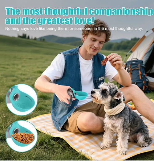 Portable Dog Water Bottle – Leakproof Travel Pet Water Dispenser (285ml)